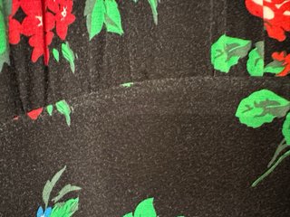 Vestido largo Joanie floral negro talla 50 / UK 22