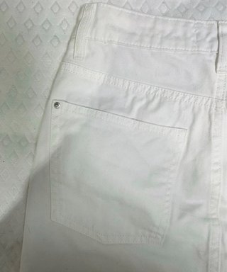 Falda vaquera blanca