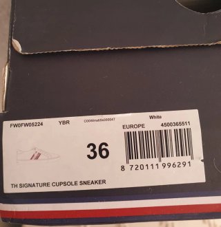 Sneakers Tommy Hilfiger Bianche Taglia 36