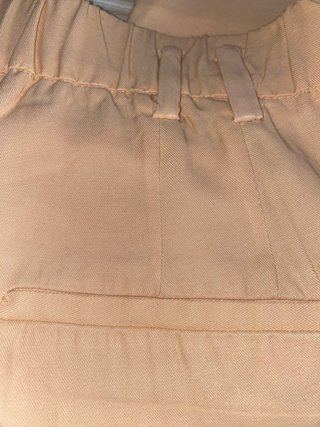 Pantalón ancho naranja/rosa Zara