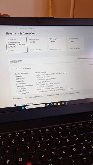 Lenovo ThinkPad L15 Gen 2 i5 11ª Gen 8GB RAM