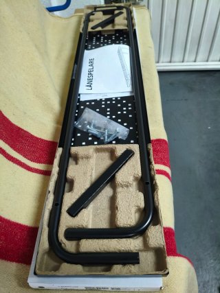 Soporte Monitor Ikea LÅNESPELARE Negro