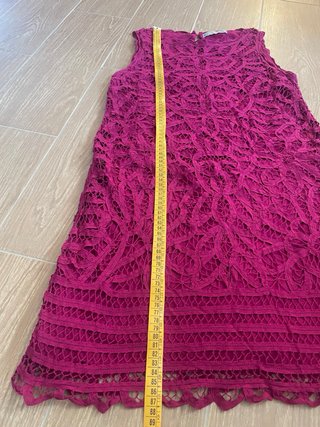 Vestido Sfera Encaje Rosa Talla M
