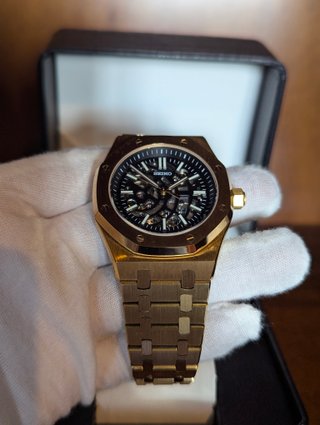Reloj Seiko Mod AP Royal Oak Oro Amarillo – NH70