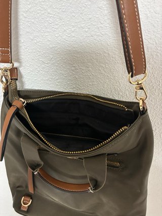 Bolso Parfois Marrón y Verde Oliva