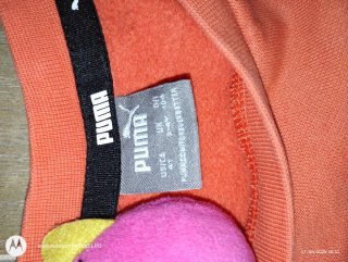 Conjunto Chándal Puma Negro y Naranja