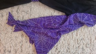 Disfraz Bruja Infantil Morado y Negro