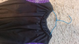 Disfraz Bruja Infantil Morado y Negro