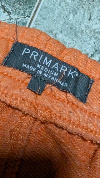 Pantalones Cortos Hombre Primark Naranja y Rosa