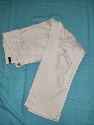Pantalón vaquero mujer T40 talle alto