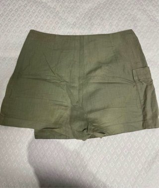 Falda pantalón Zara verde