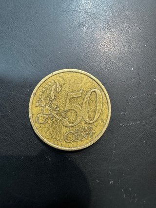 Moneda 50 céntimos Grecia 2002