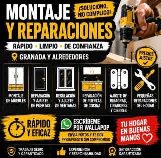 MONTAJE Y REPARACIONES | GRANADA !