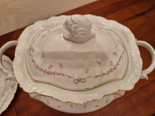 Vajilla Capeans Porcelana Dorada