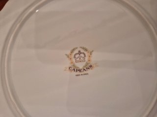 Vajilla Capeans Porcelana Dorada