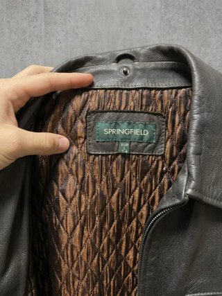 Chaquetón Piel Bovina Marrón Cuello Desmontable