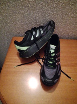 Zapatillas Adidas Adizero Negras y Verdes