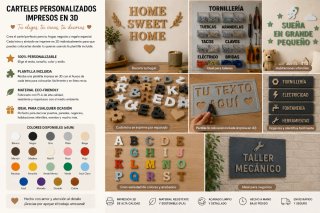 Tu cartel 3D personalizado