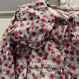 Vestido infantil Zara flores T3-4