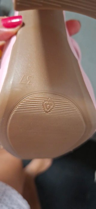 Zapatos de tacón rosa plataforma
