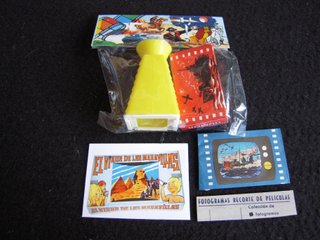 Visor Amarillo de Cine Juguete de Kiosko años 70