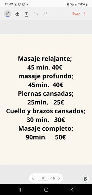 Masajes para mujeres