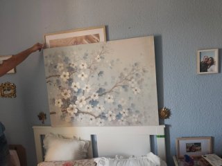 Lienzo decorativo flores