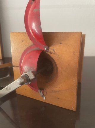 Macina caffè in legno e metallo