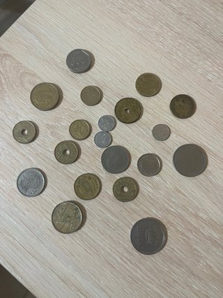 Collezione di monete antiche spagnole