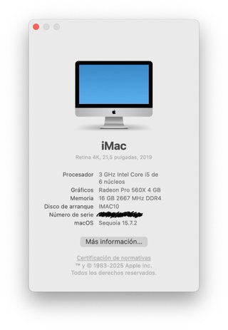 Apple iMac 21,5” Retina 4K 2019