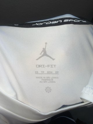Camiseta sin mangas Jordan Blanca