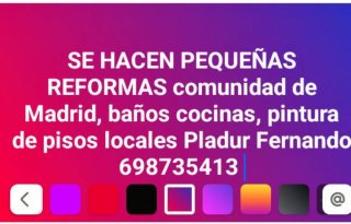 Reformas pequeñas