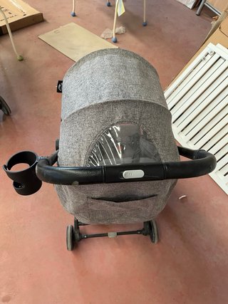 Silla de paseo gris para bebé MS