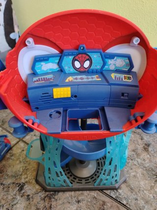Lote Juguetes Spiderman Coche y Pista