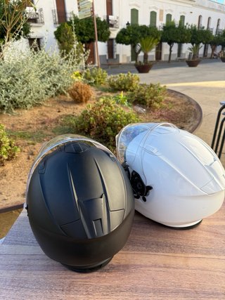 Pareja de cascos de moto Scorpion EX0 Tallas M y L