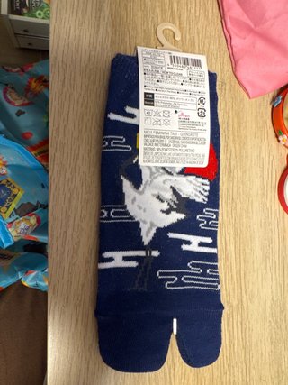 Calcetines Tabi de grulla Daiso Japón