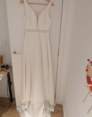 Vestido de Novia Bianco Talla 42 Blanco Roto