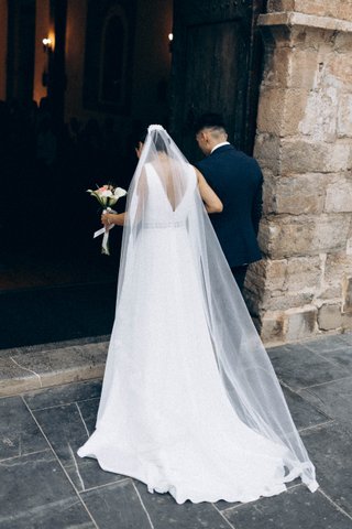 Vestido de Novia Bianco Talla 42 Blanco Roto