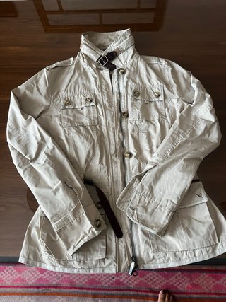 Gabardina Massimo Dutti Beige