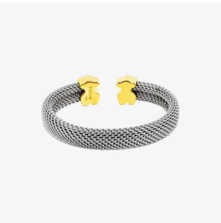 Esclava y Anillo Tous Oro 18k Osito Rojo