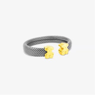 Esclava y Anillo Tous Oro 18k Osito Rojo