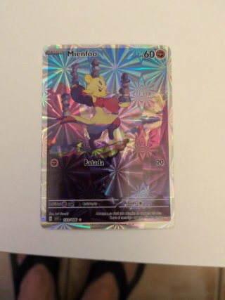 Carta Pokémon Mienfoo Básico 133/086