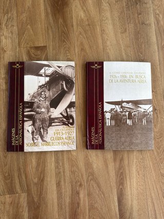 Lote 2 Libros de la Aeronáutica Española