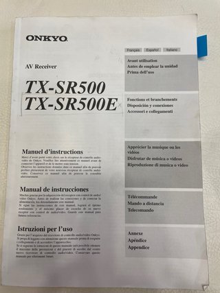 Home cinema 5.1 Onkyo TX-SR500E + Magnat