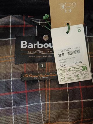 Barbour Ashby Negra nueva
