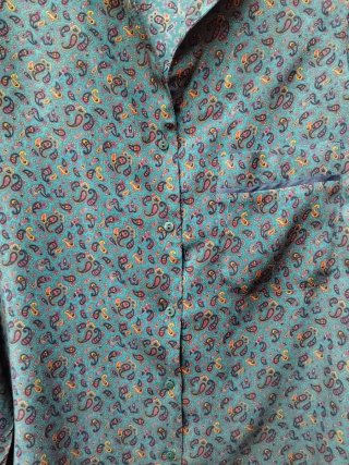 Camisa estampada estilo Paisley mujer Zara-Talla M