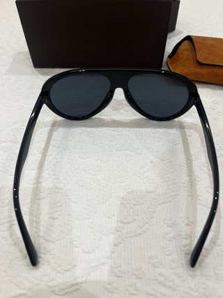 Gafas de sol unisex negras y marrones TF