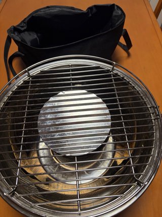 Barbacoa sin humo portátil