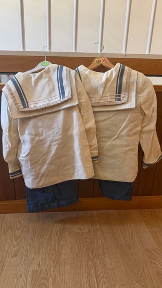 Traje marinero niño talla 9 y 11