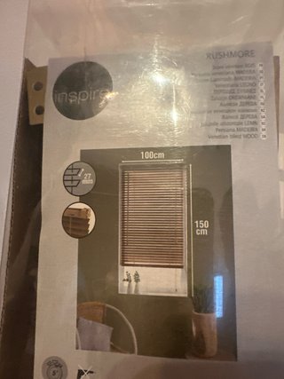 Persiana veneciana Inspire madera 100x150cm